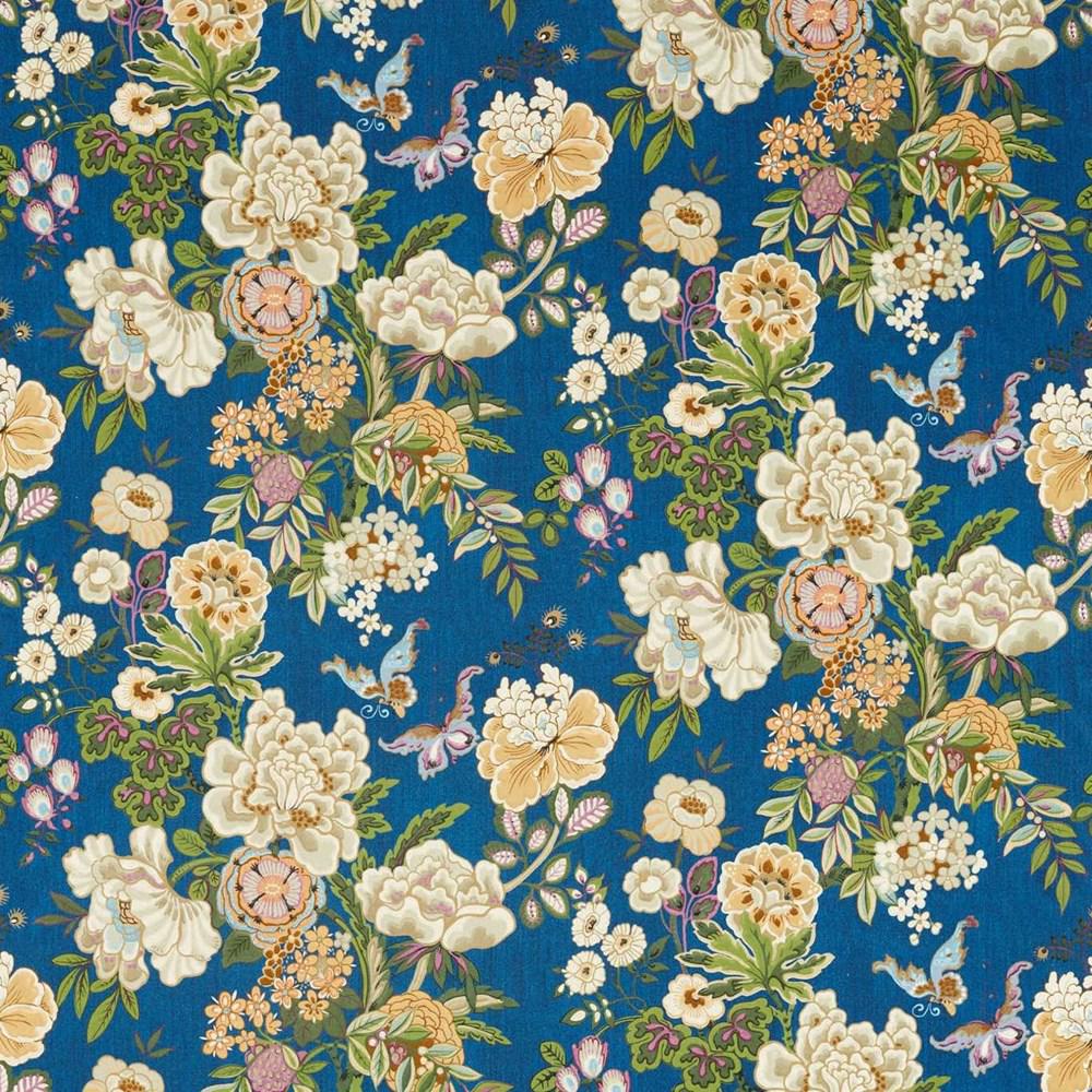 Herbal Blue/Amber - Emperor Peony By Sanderson || Material World