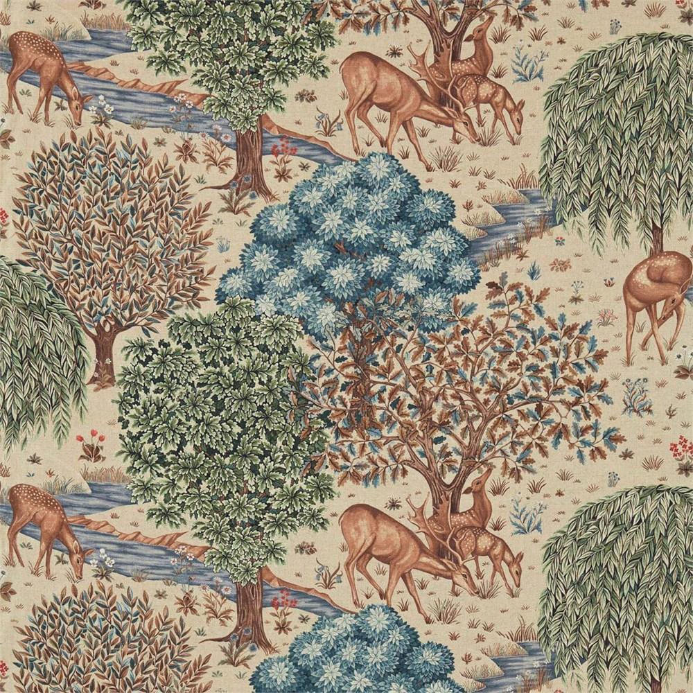 Tapestry Linen - The Brook (Linen) By Morris & Co || Material World Tapestry Linen - The Brook (Linen) By Morris & Co || Material World