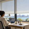 Roller blinds for Sydney home offices: glare without darkness
