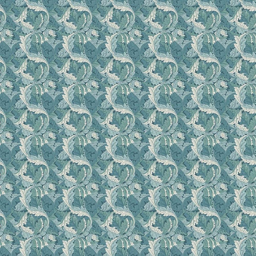 Teal - Acanthus By Clarke & Clarke || Material World
