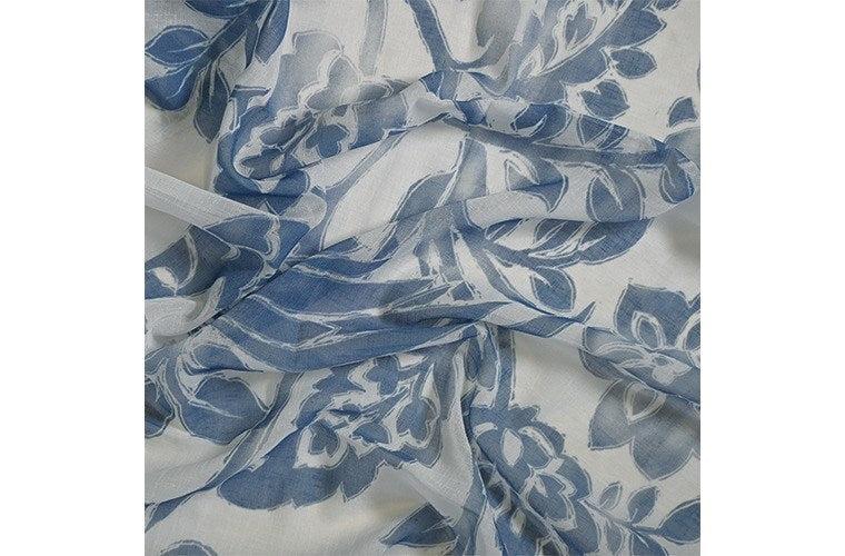 Indigo - Adain Palace Sheer By Laura Ashley || Material World