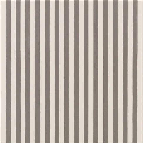 Charcoal - Berkeley Stripe By Designer's Guild || Material World