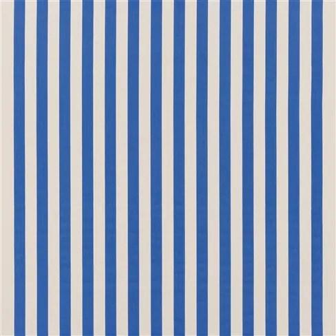 Cobalt - Berkeley Stripe By Designer's Guild || Material World