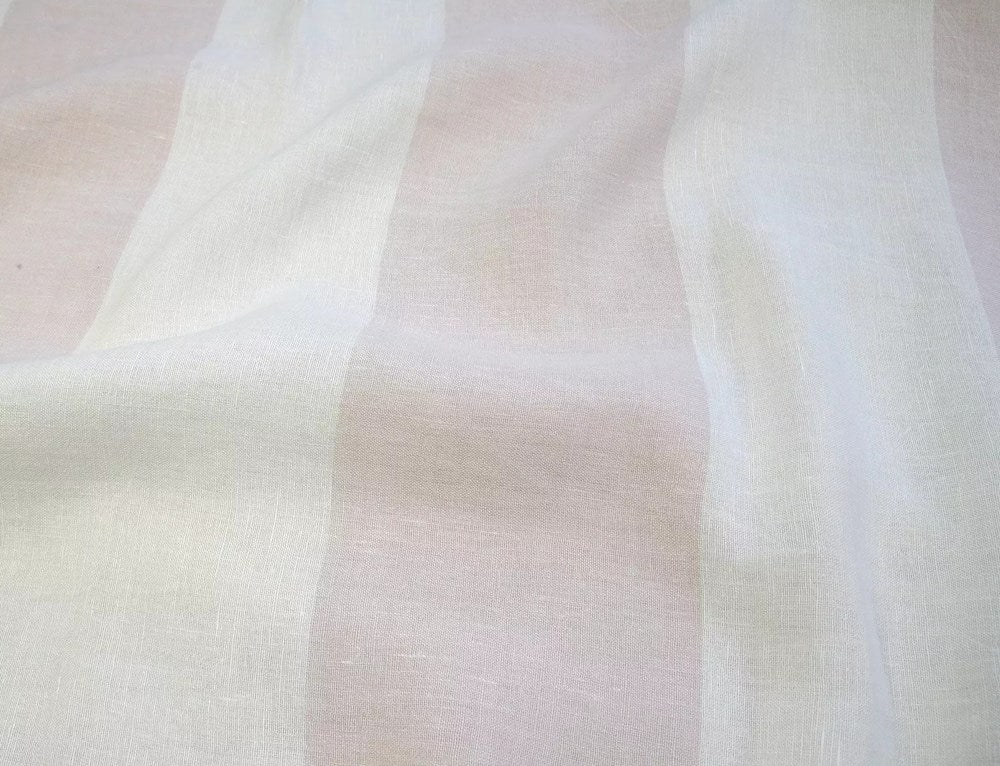Rose - Coast Stripe By Unique Fabrics || Material World