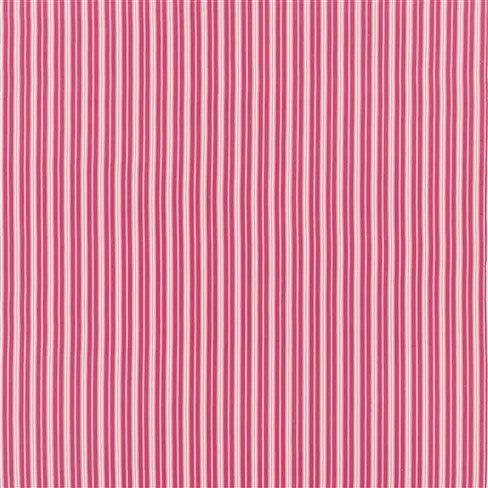 Fuschia - Conduit Stripe By Designer's Guild || Material World