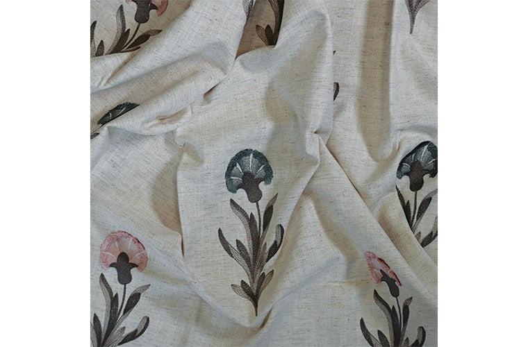 Duck Egg - Dandelion Embroidery By Laura Ashley || Material World