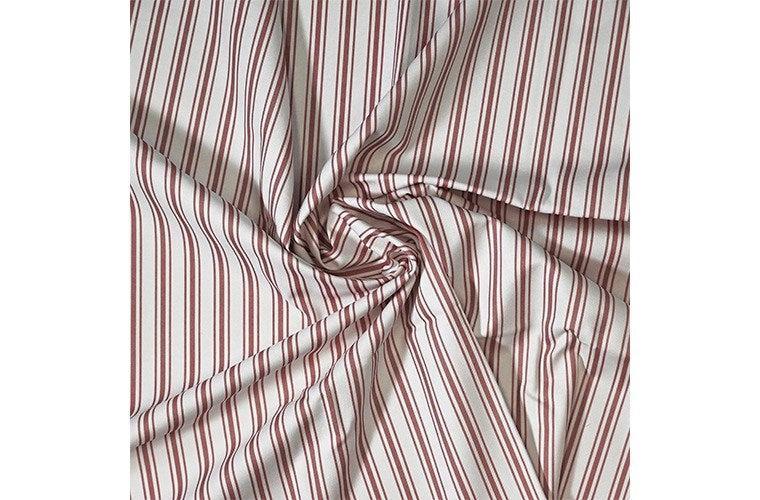 Blush - Farnworth Stripe By Laura Ashley || Material World