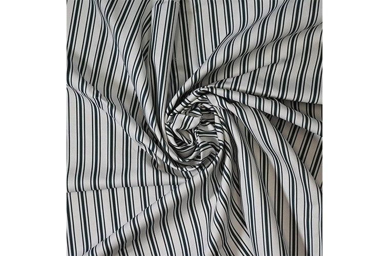 Denim - Farnworth Stripe By Laura Ashley || Material World