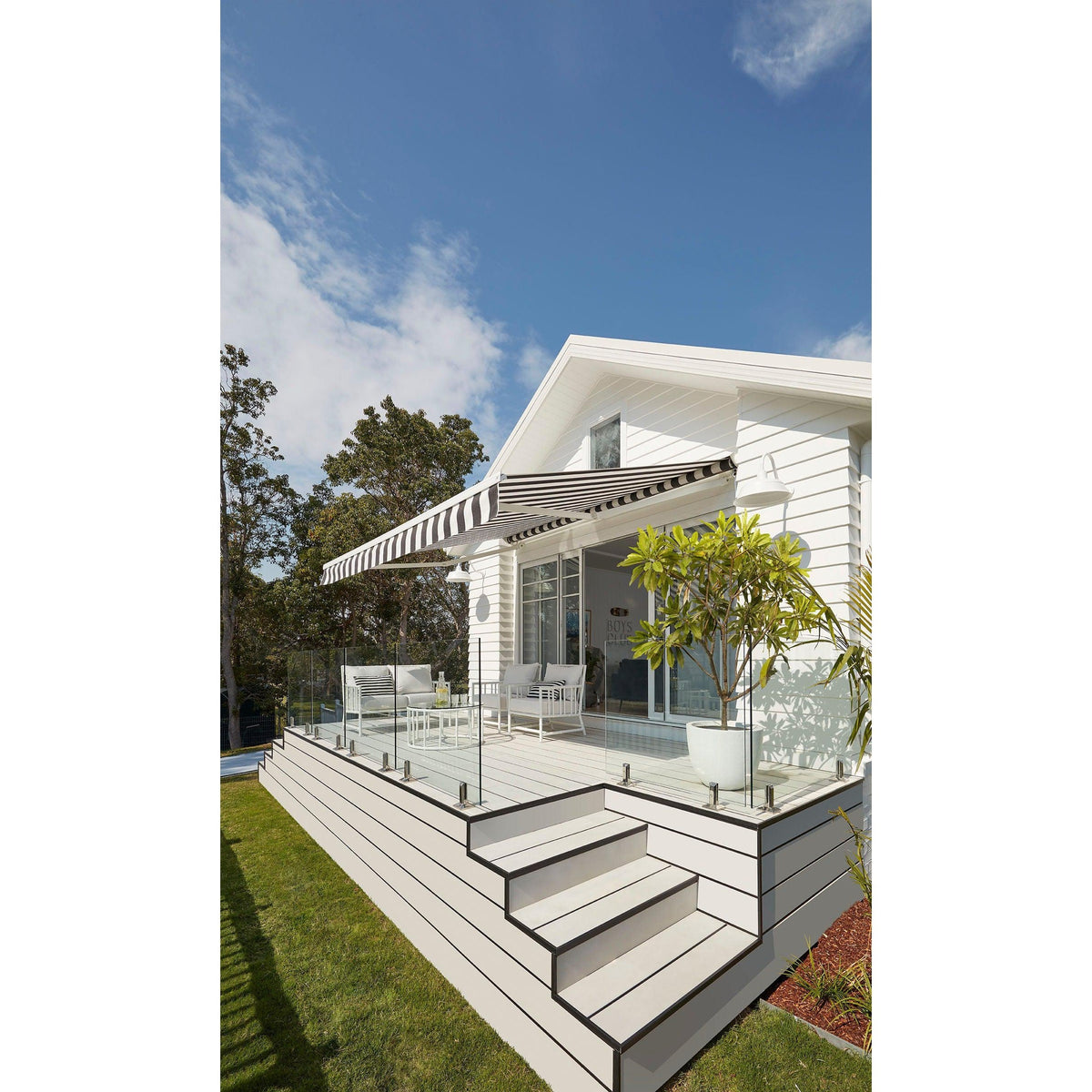  - Folding Arm Awning by Hunter Douglas By Hunter Douglas || Material World