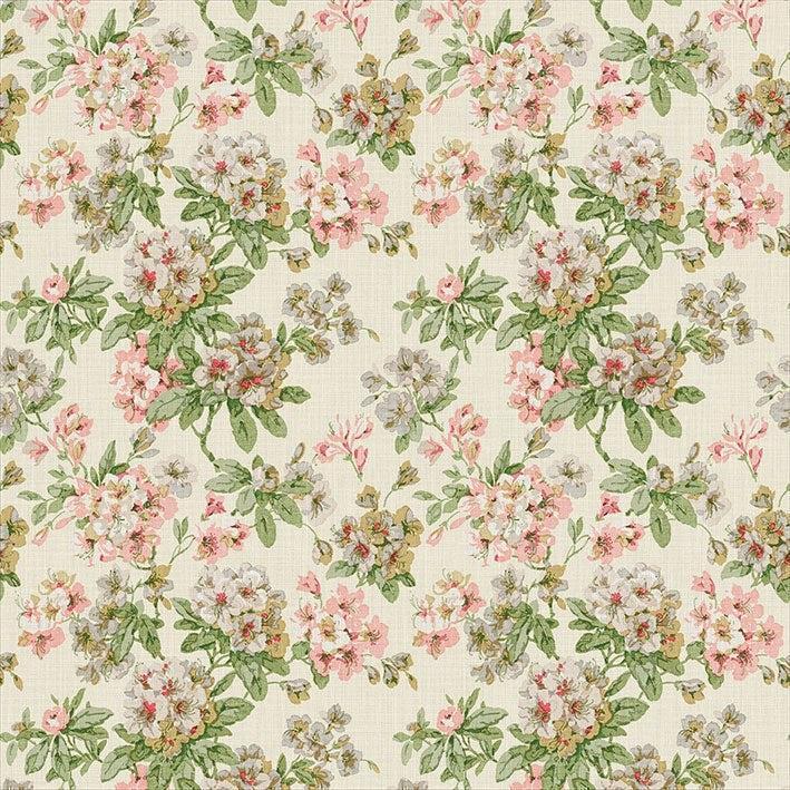 LF2230C Gertrude 3 Pink Green - LF2230C Gertrude By Linwood || Material World