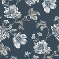 Navy - Laurel By Wortley || Material World
