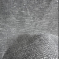 Charcoal - LuxLinenSheer By Slender Morris Furnishings || Material World
