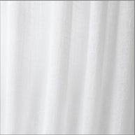 White - LuxLinenSheer By Slender Morris Furnishings || Material World