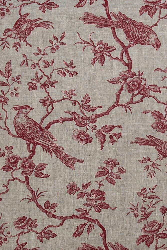 Rouge - Mesange By Raffles Textiles || Material World