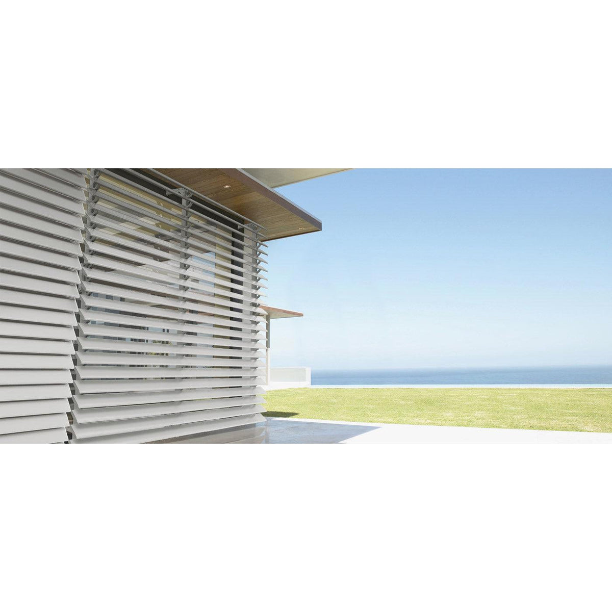 - Metal Louvre Awning by Hunter Douglas By Hunter Douglas || Material World