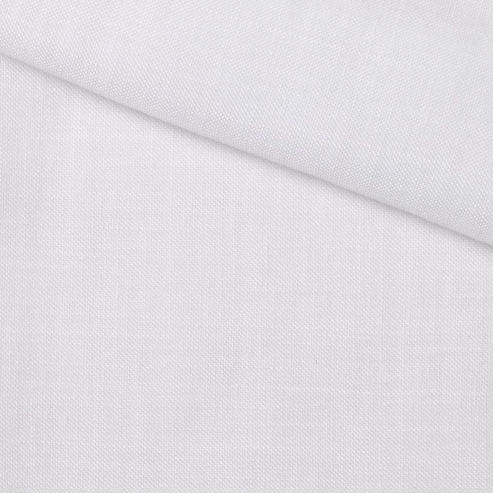 White - Paradiso Linen Sheer By Westbury || Material World