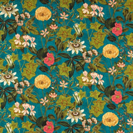 Kingfisher - Passiflora Outdoor By Clarke & Clarke || Material World
