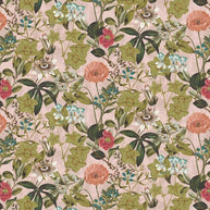 Blush - Passiflora Velvet By Clarke & Clarke || Material World