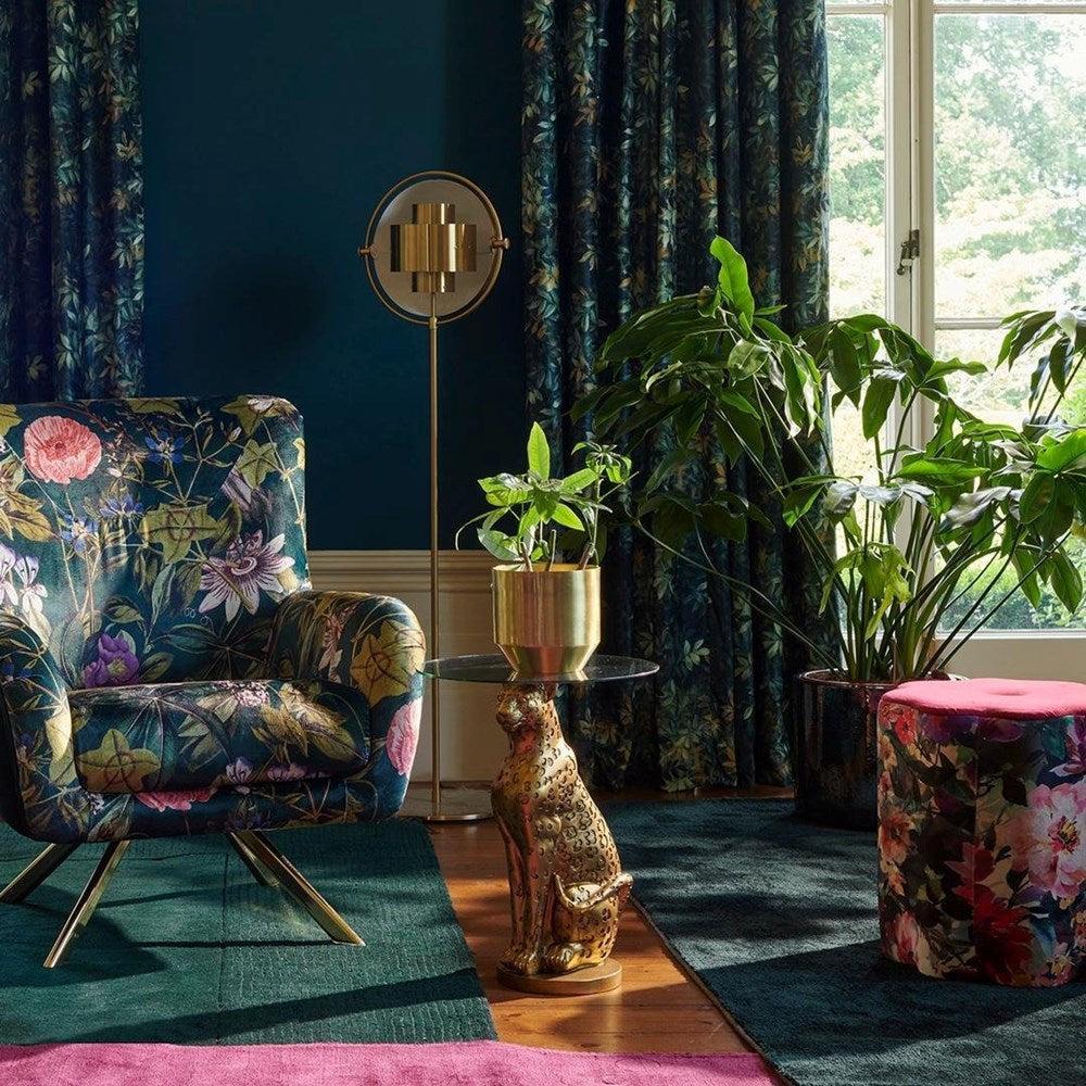  - Passiflora Velvet By Clarke & Clarke || Material World