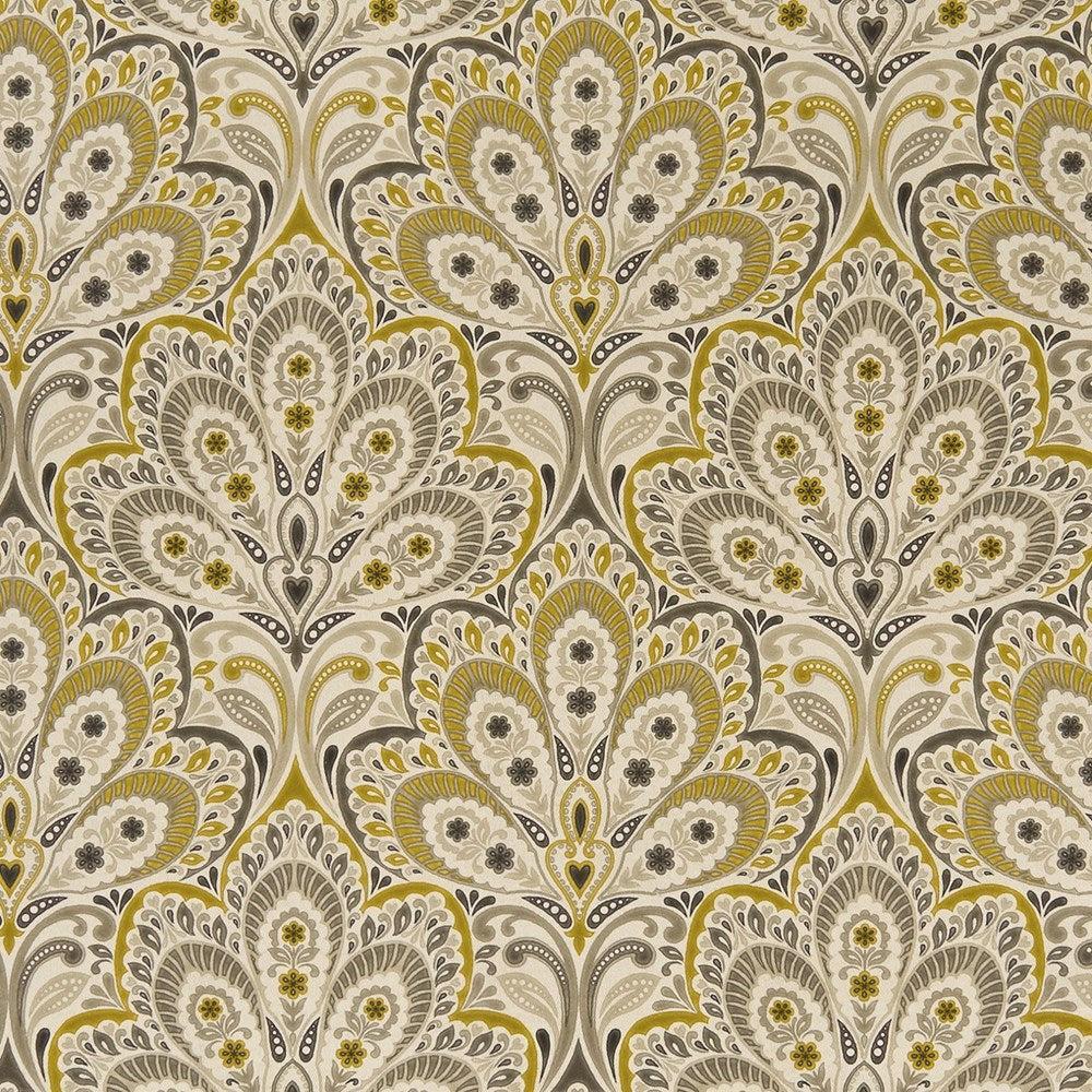 CharcoalOchre - Persia By Clarke & Clarke || Material World