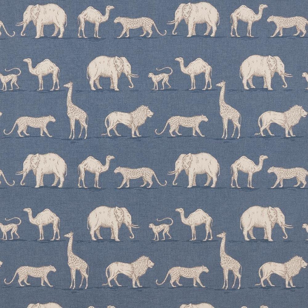 Denim - Prairie Animals By Slender Morris || Material World