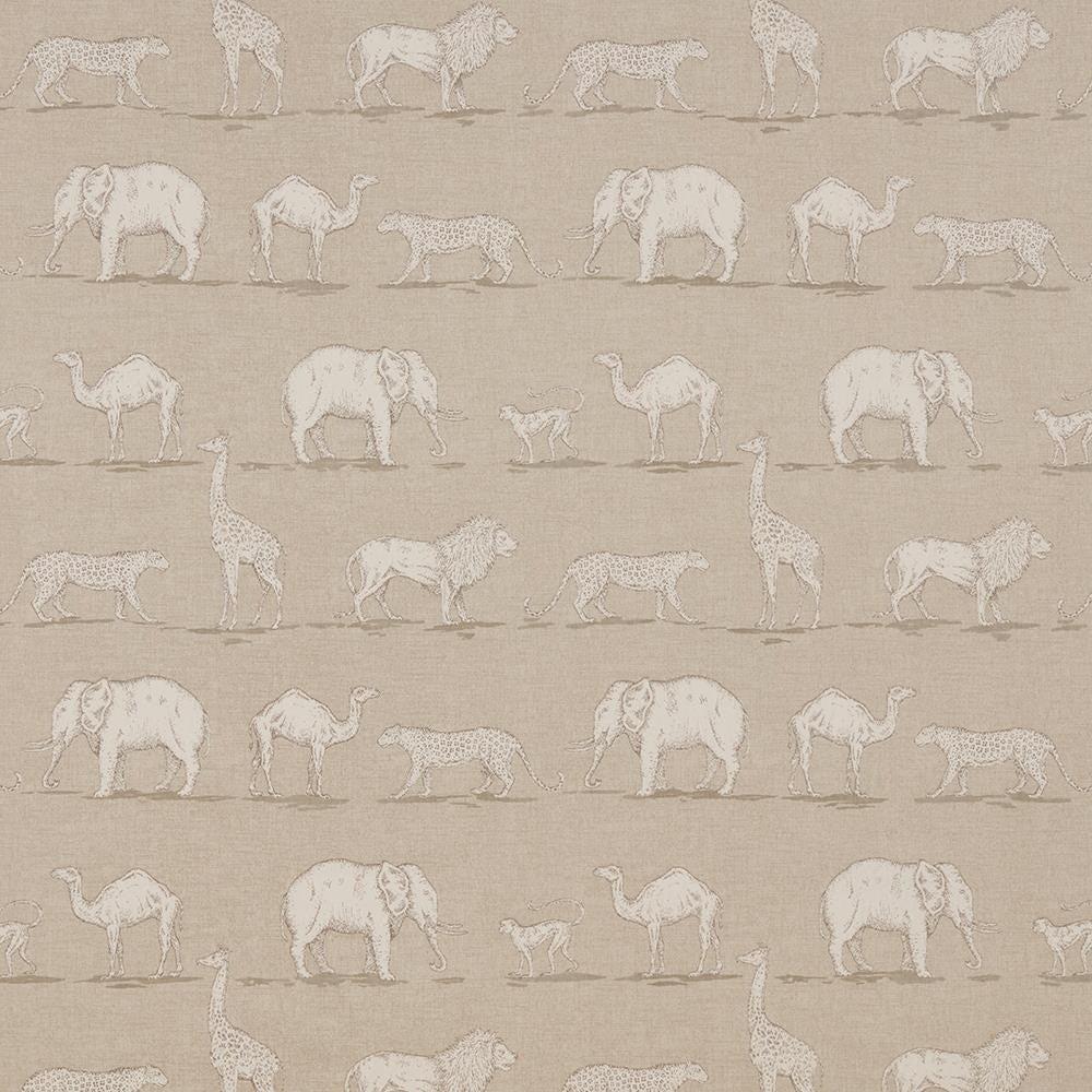 Linen - Prairie Animals By Slender Morris || Material World