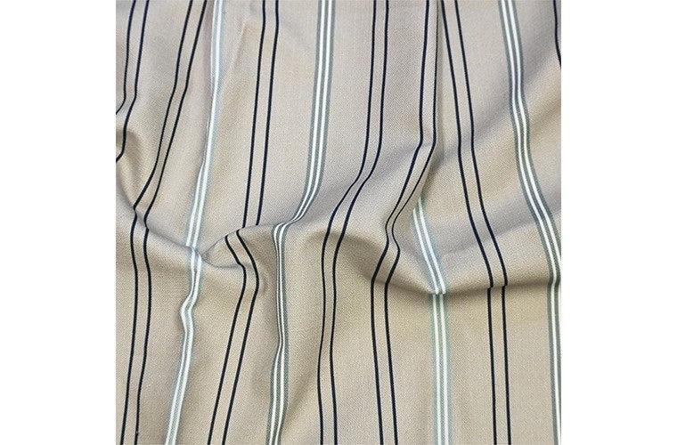 Indigo - Shirting Stripe By Laura Ashley || Material World