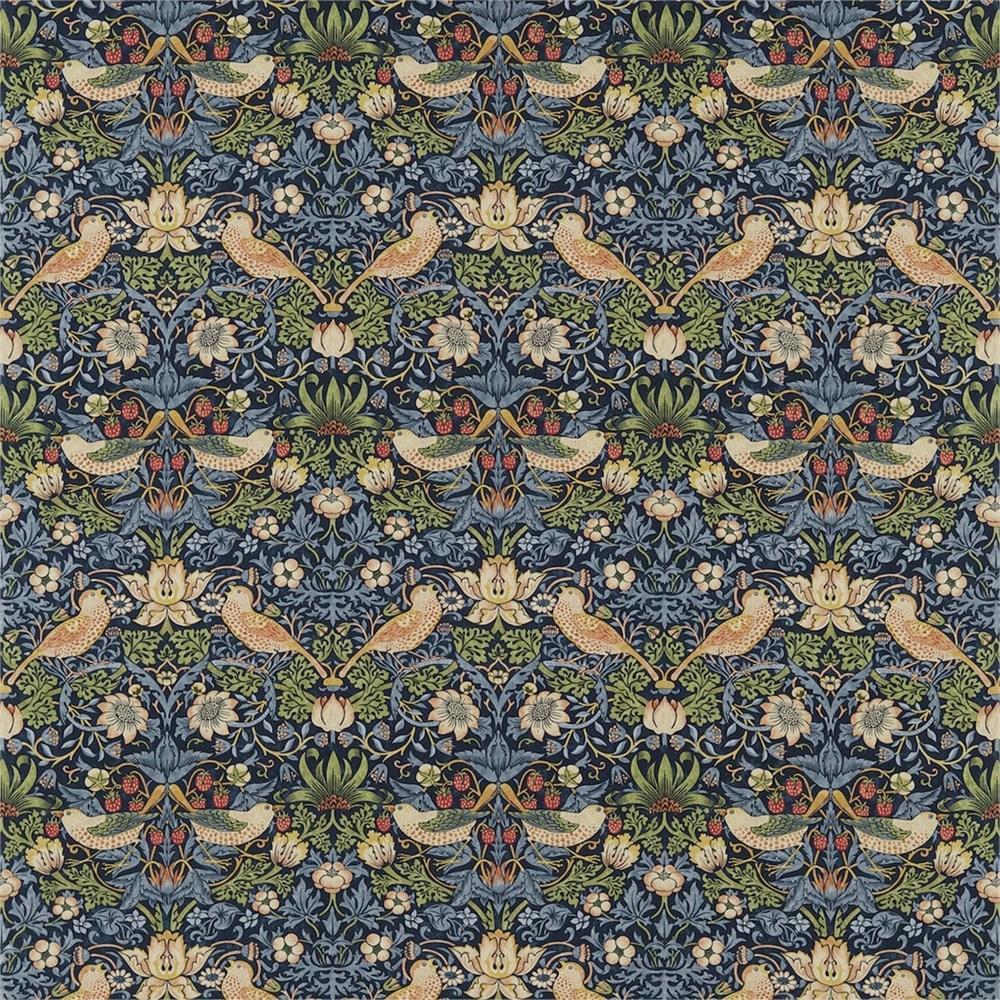 Indigo/Mineral - Strawberry Thief By Morris & Co || Material World