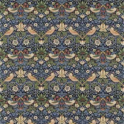 Indigo/Mineral - Strawberry Thief By Morris & Co || Material World