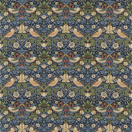 Indigo/Mineral - Strawberry Thief By Morris & Co || Material World