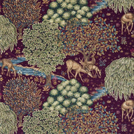 Tapestry Red - The Brook (Velvet) By Morris & Co || Material World
