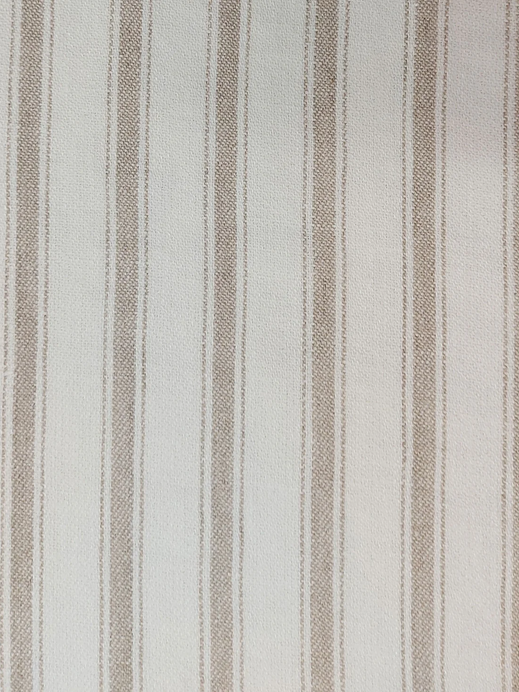 Natural - Ticking Stripe By Raffles Textiles || Material World