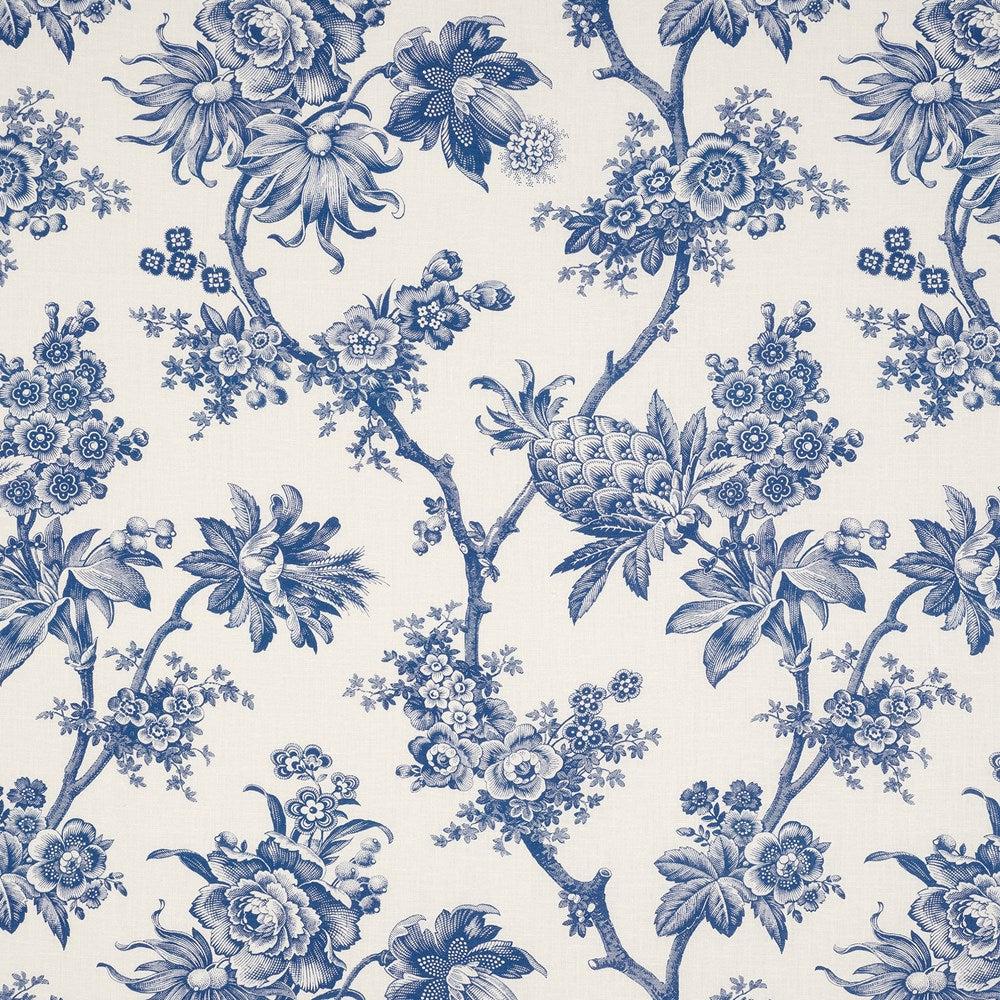 Porcelain Blue - Toile De Jouy By James Dunlop Textiles || Material World