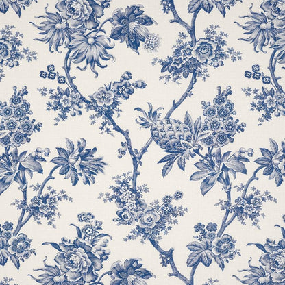 Porcelain Blue - Toile De Jouy By James Dunlop Textiles || Material World