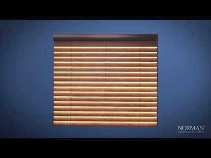 SmartPrivacy Normandy Timber Venetian Blinds by Norman