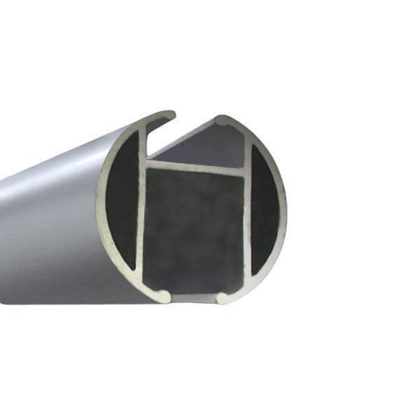 Bright Chrome - 28mm Tubeslider Curtain Rod By Curtrax By Curtrax || Material World