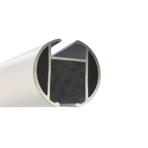 Gloss White - 28mm Tubeslider Curtain Rod By Curtrax By Curtrax || Material World