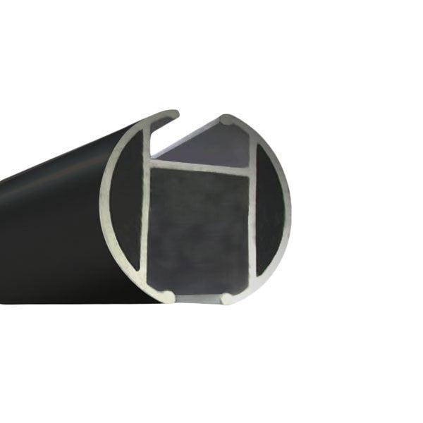 Satin Black - 28mm Tubeslider Curtain Rod By Curtrax By Curtrax || Material World