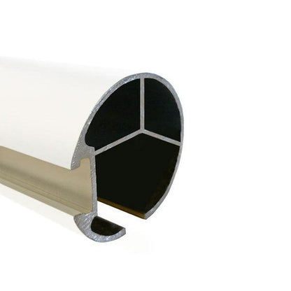 Gloss White - 35mm Tubeslider Curtain Rod By Curtrax By Curtrax || Material World