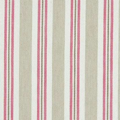 Raspberry/Linen - Alderton By Clarke & Clarke || Material World