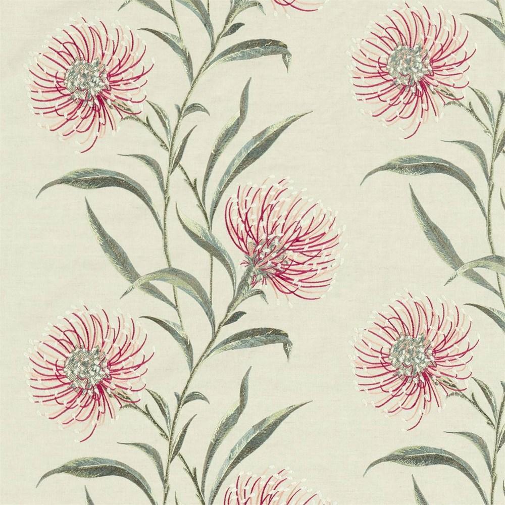Fuchsia - Catherinae Embroidery By Sanderson || Material World