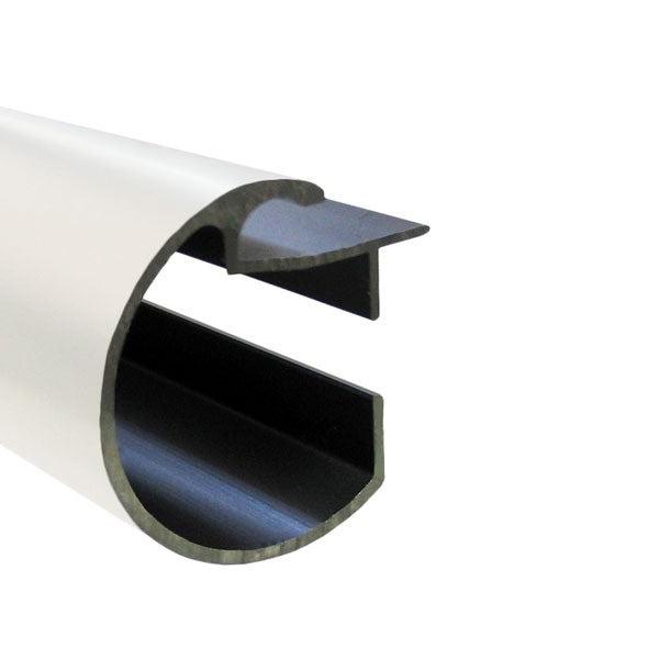 Gloss White - Decotrac Plain Curtain Rod By Curtrax Plain By Curtrax || Material World