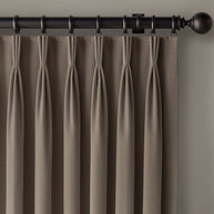  - Double Pinch Pleat Curtain By Material World || Material World