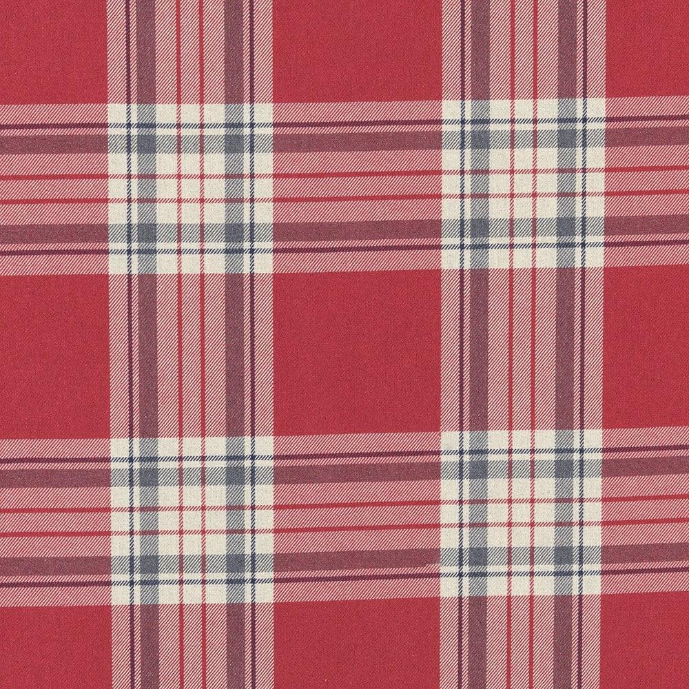 Red - Glenmore By Clarke & Clarke || Material World