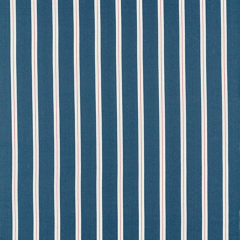 Navy/Rouge - Knightsbridge By Clarke & Clarke || Material World