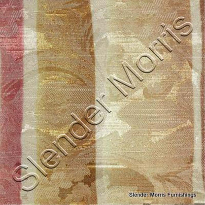 Beige/Gold - Lillypond Stripe By Slender Morris || Material World