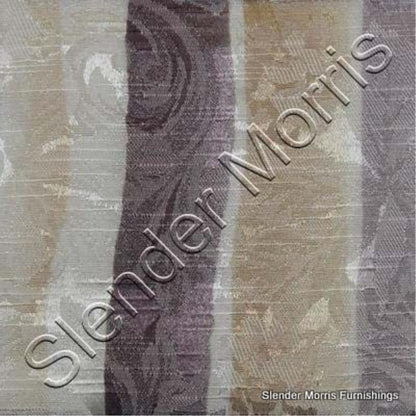 Sand/Grape - Lillypond Stripe By Slender Morris || Material World