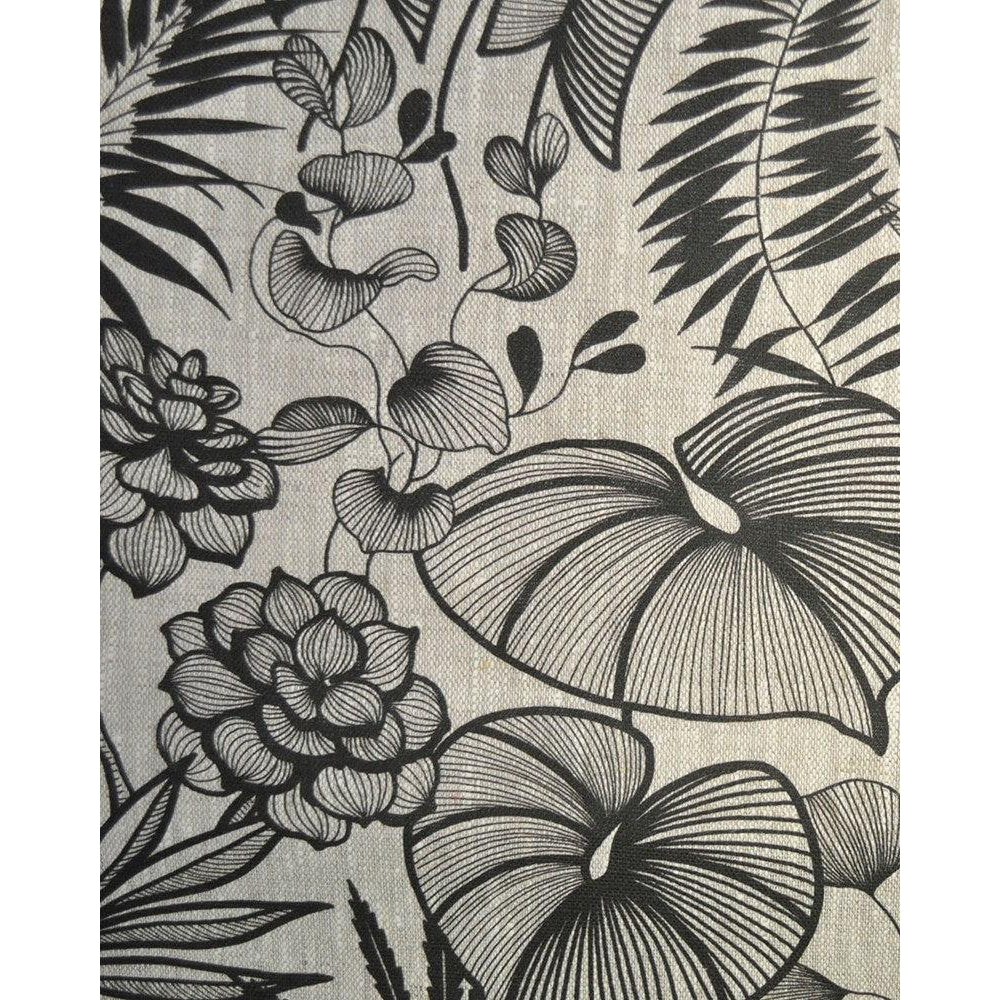 Natural/Black - Lombok By Raffles Textiles || Material World