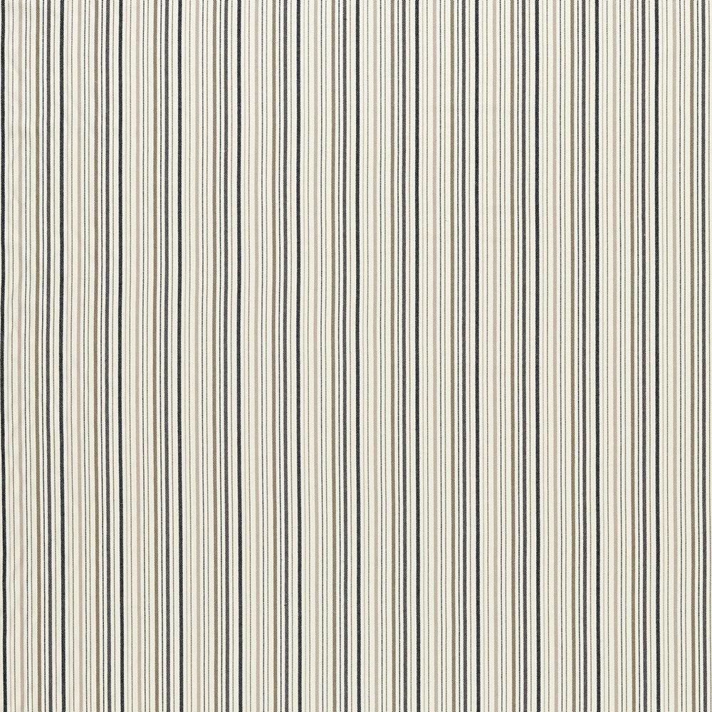 Charcoal/Natural - Maryland By Clarke & Clarke || Material World