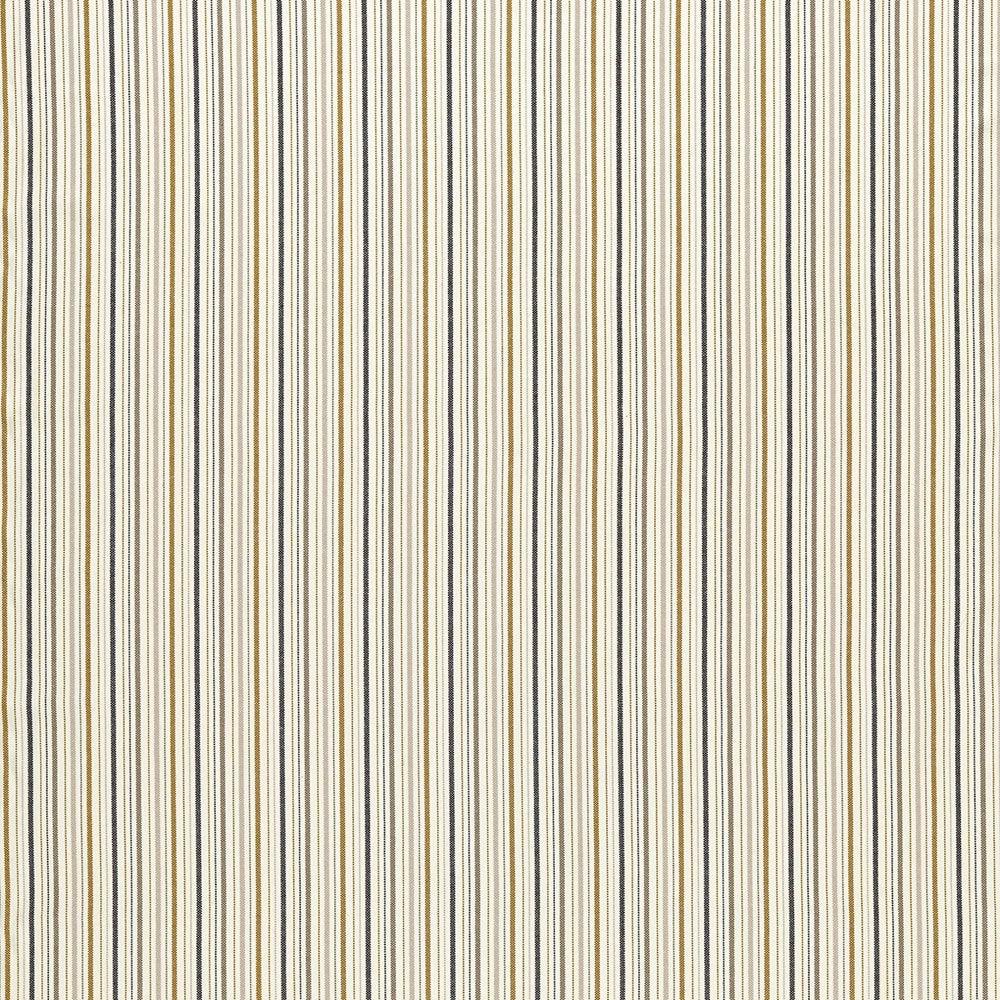 Ochre/Charcoal - Maryland By Clarke & Clarke || Material World